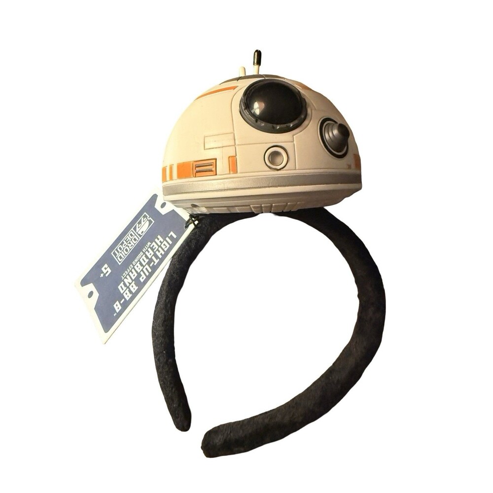 New Disney Galaxy's Edge Droid Depot BB-8 Light-Up Headband with Sound Effect